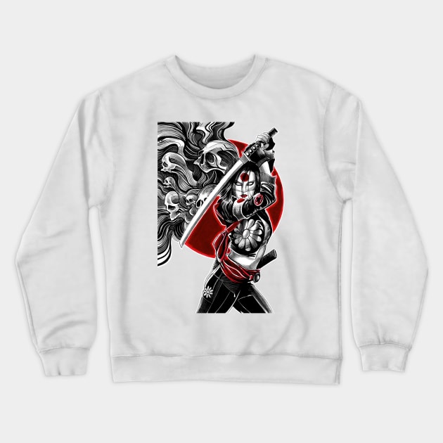 Katana - Inktober 2018 Crewneck Sweatshirt by Jomeeo